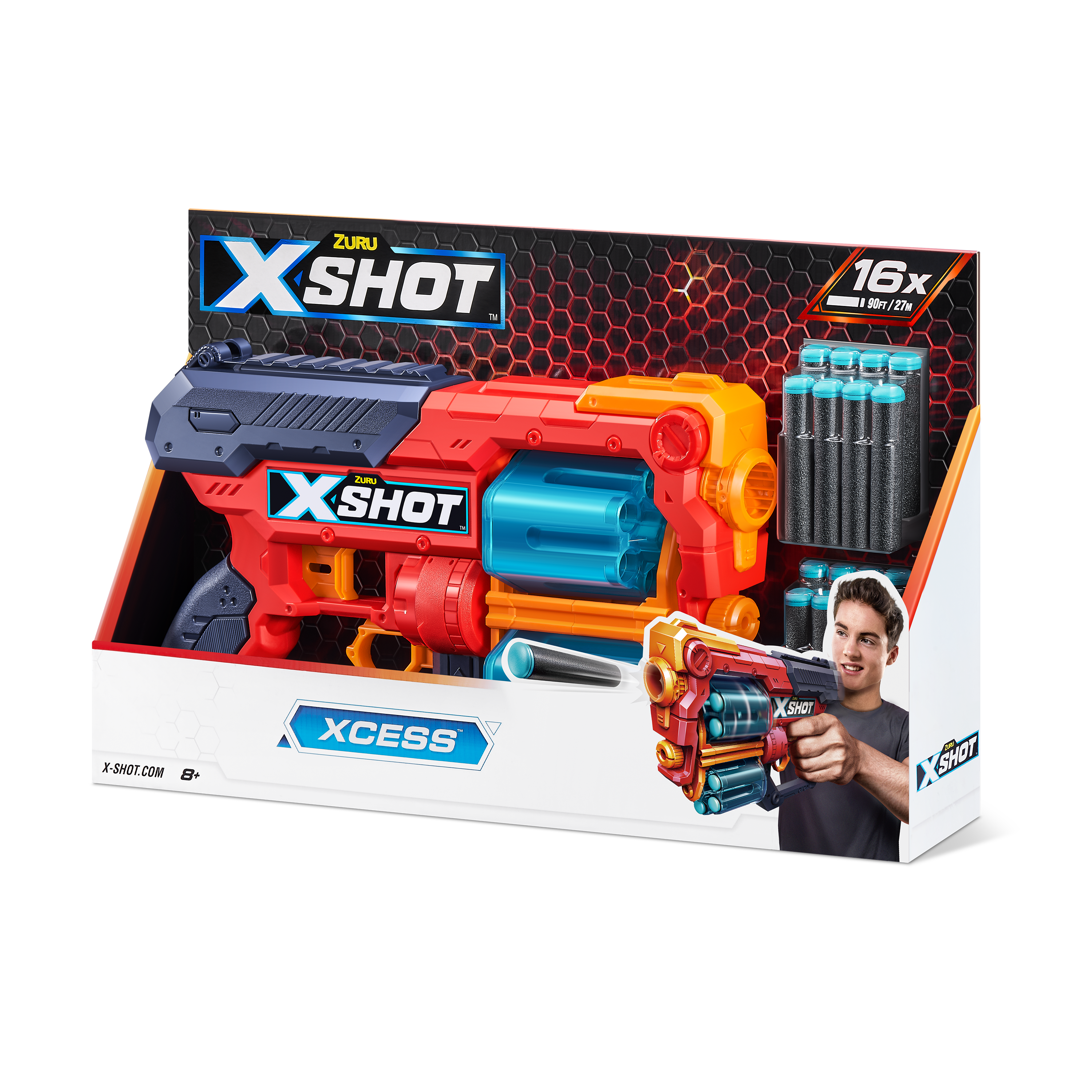 Игровой набор для стрельбы ZURU X-Shot «Ексель – Иксес – ТК-12»— магазин-салютов.рус